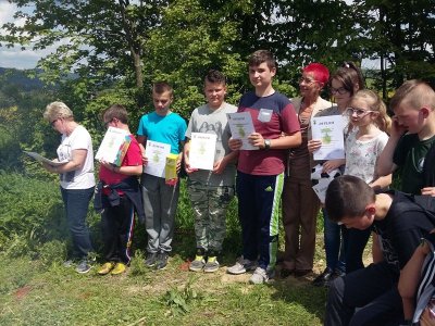 Uczniowie ZSP w Króliku Polskim ˝W leśnym skarbcu˝